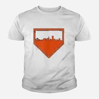 San Francisco Baseball Home Plate Vintage Kid T-Shirt - Seseable