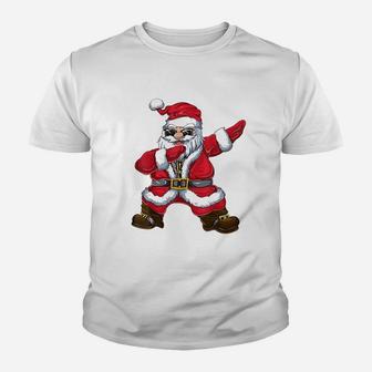 Santa Claus Dab Christmas Gifts Xmas Dabbing Santa Kid T-Shirt - Seseable