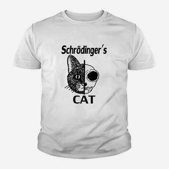 Schrödingers Katze Kinder Tshirt, Witziges Quantenphysik-Design - Seseable
