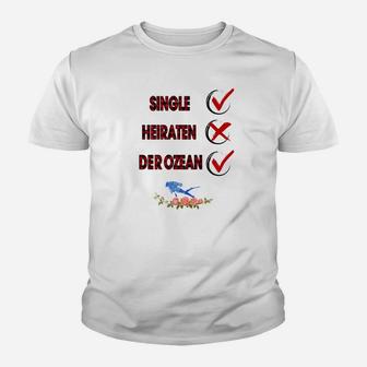 Single Heiraten Scuba Diving Kinder T-Shirt - Seseable