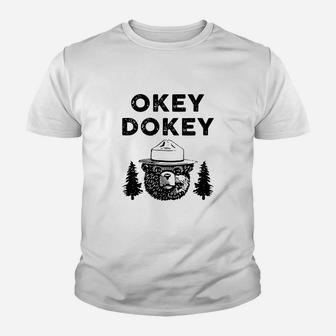 Smokey Bear Okey Dokey Kid T-Shirt - Seseable