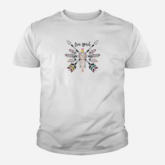 Spirituelles Outfit Free Spirit Shirt Kinder T-Shirt - Seseable