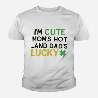 St Patricks Day Onesie Outfit Dads Lucky Kid T-Shirt - Seseable