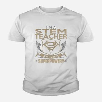 Stem Teacher Kid T-Shirt - Seseable