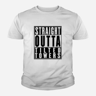Straight Outta Tilted Towers Fan Kinder Tshirt, Gaming Motiv Tee - Seseable