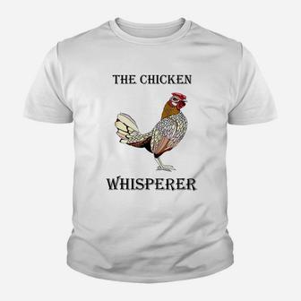 The Chicken Whisperer Funny Farmer Farming T-shirt Kid T-Shirt - Seseable