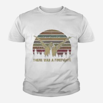 There Was A Firefight Vintage Kid T-Shirt - Seseable