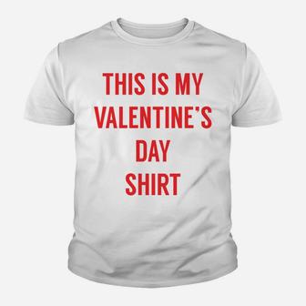 This Is My Valentines Day Gift For Teachers Kid T-Shirt - Seseable