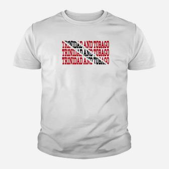 Trinidad And Tobago Trinidadian Flag Sports Lovers Kid T-Shirt - Seseable