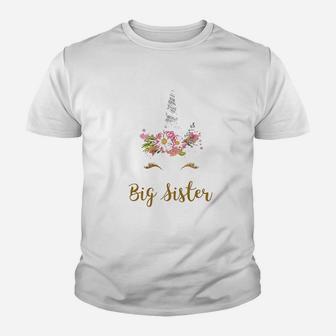 Unicorn Big Sister Kids Im Going To Be A Big Sister Kid T-Shirt - Seseable