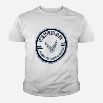 United States Air Force Usaf Veteran Kid T-Shirt - Seseable