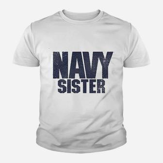 Us Navy Sister Kid T-Shirt - Seseable