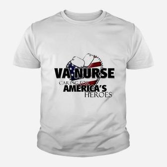 Va Nurse Caring For America Kid T-Shirt - Seseable
