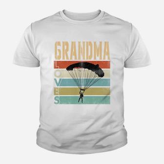 Vintage Grandma Love Skydive Great Grandparents Gift 2020 Kid T-Shirt | Seseable FR