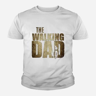 Walking Dad Gift Funny Father Xmas Birthday Gift For Dad Kid T-Shirt - Seseable