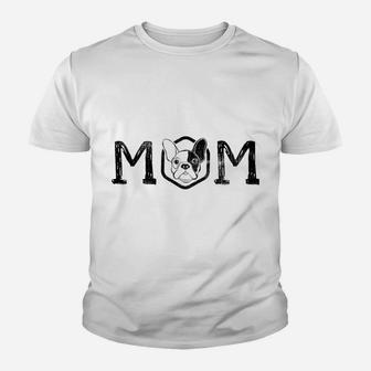 Womens French Bulldog Mom Cute Frenchie Kid T-Shirt - Seseable