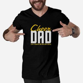 Daddy Life Shirts Cheer Dad S Funny Father Men Papa Gifts Men V-Neck Tshirt - Seseable