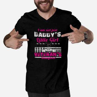Daddy Veteran Men V-Neck Tshirt - Seseable