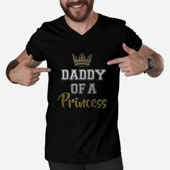 Father Daughter Matching Set Gift Men V-Neck Tshirt - Seseable