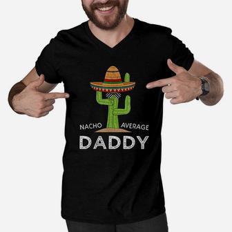 Fun Hilarious New Dad Humor Gifts Funny Meme Saying Daddy Men V-Neck Tshirt - Seseable