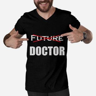 Future Doctor Father Of A Doctor Men V-Neck Tshirt - Seseable