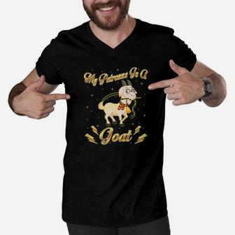 My Patronus Is A Goat Harry Animals Potter Dad Mom Men V-Neck Tshirt - Seseable
