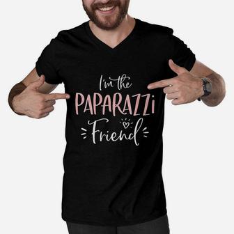 Paparazzi Friend Group Funny, best christmas gifts for dad Men V-Neck Tshirt - Seseable
