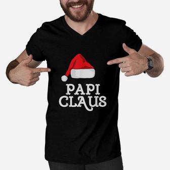 Papi Claus Group Men V-Neck Tshirt - Seseable