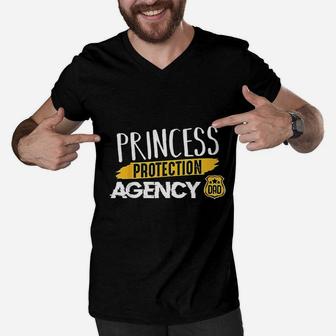 Princess Protection Agency Daughter Daddy Men V-Neck Tshirt - Seseable