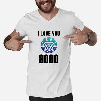 I Love You 3000 Fathers Day Funny Gifts Men V-Neck Tshirt - Seseable