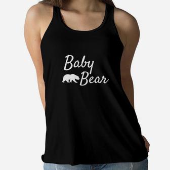 Baby Bear Mama Bear Ladies Flowy Tank - Seseable