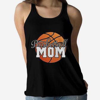 Basketball Mom Gift Basketball Lover Ladies Flowy Tank - Seseable