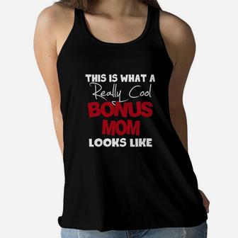 Bonus Mom Gifts For Mothers Day Ladies Flowy Tank - Seseable