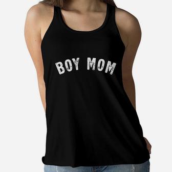 Boy Mom Gifts For Mother From Son Best Mama Quotes Dress Ladies Flowy Tank - Seseable