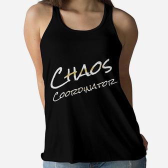 Chaos Coordinator Mommy And Me Ladies Flowy Tank - Seseable