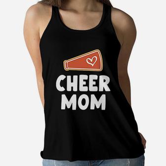 Cheer Mom Cheerleader Mom Ladies Flowy Tank - Seseable