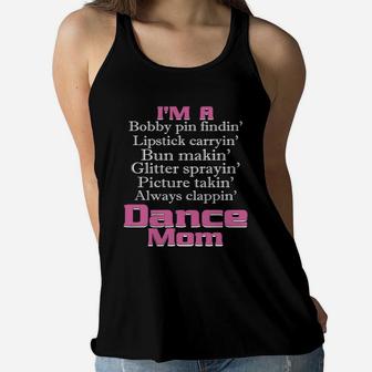 Dance Mom Shirt I'm A Dance Mom Ladies Flowy Tank - Seseable