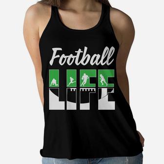 Football Life Football Team Players The Best Sport Gift Women Flowy Tank - Seseable