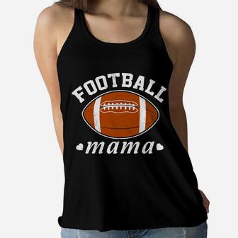 Football Mom For Women Football Mama Ladies Flowy Tank - Seseable
