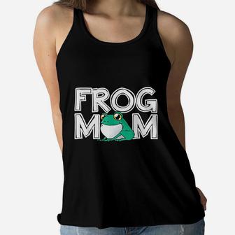 Frog Mom Mommy Mother Day Gift Frog Ladies Flowy Tank - Seseable