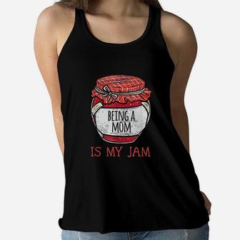 Fun Mother Gifts Cute Funny Being A Mom Meme Ladies Flowy Tank - Seseable