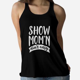 Funny Livestock Show Mom Ladies Flowy Tank - Seseable