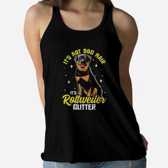 Funny Rottweiler Sayings For Rottie Moms And Rottie Dads Ladies Flowy Tank - Seseable