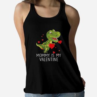 Funny Valentine's Day Gift For Mom From Son Ladies Flowy Tank - Seseable