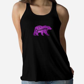 Grammy Bear Mothers Day Gifts For Her Ladies Flowy Tank - Seseable