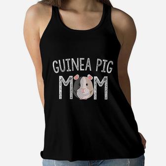 Guinea Pig Mom Guinea Pig Lover Ladies Flowy Tank - Seseable