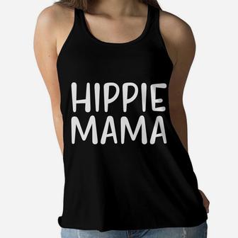 Hippie Mama Motherhood Mom Life Womens Ladies Flowy Tank - Seseable