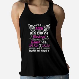 I Am Not Just A Mimi I Am A Big Cup Funny Mothers Day Ladies Flowy Tank - Seseable