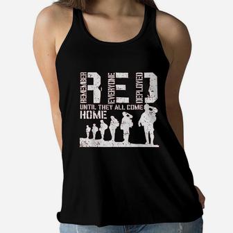 I Wear Red On Fridays Mom Ladies Flowy Tank - Seseable
