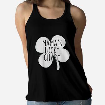Kids St Patricks Day Mommy And Me Outfit Cute Shamrock Ladies Flowy Tank - Seseable